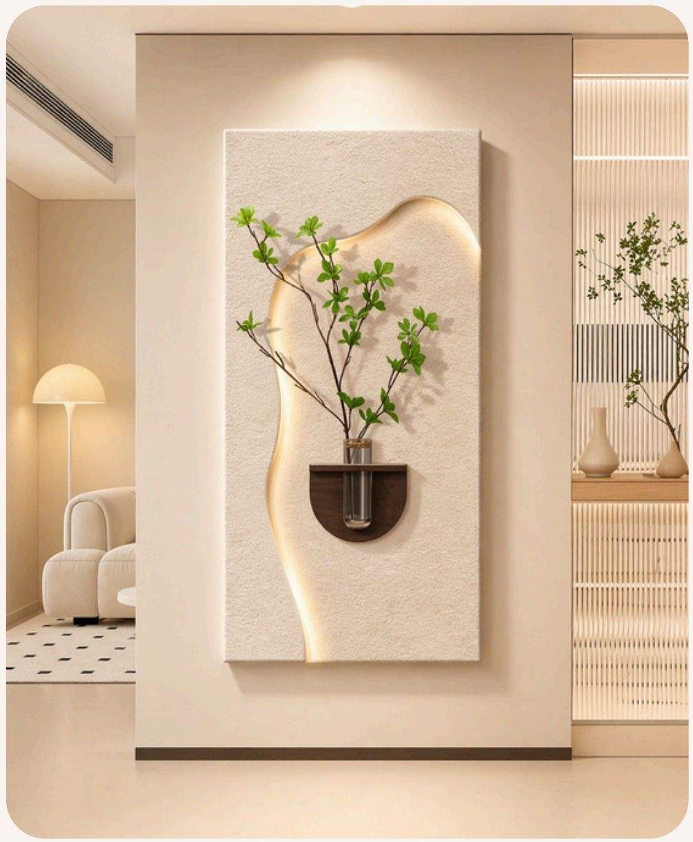 The Quiet Ascent curated LED wall art