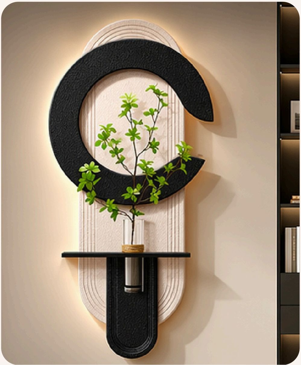 The Orbital Balance curated LED wall art