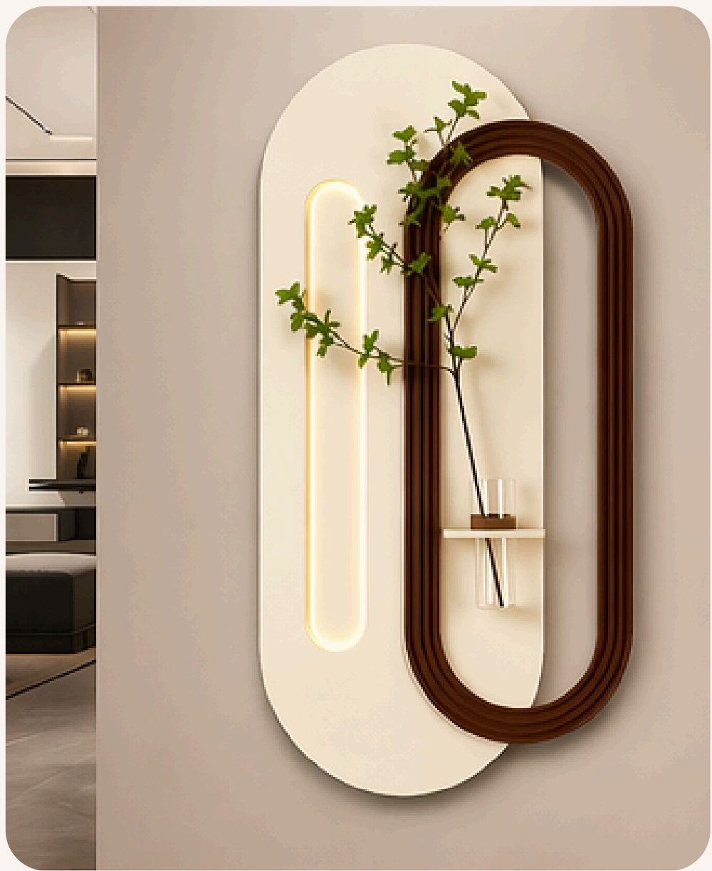 The Ember Arch, LED curated 3D wall art, 60 x 120 x 7 cm